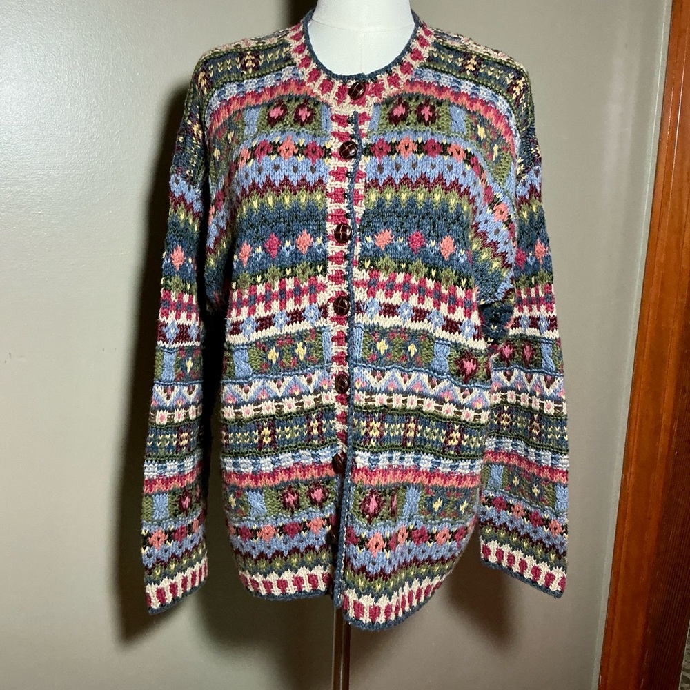 Colorful Patterned Women's Sweater